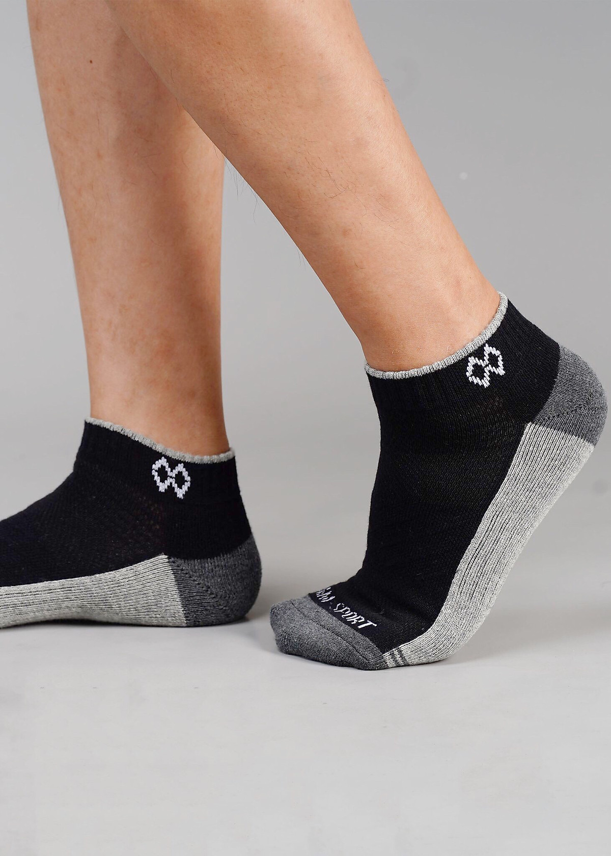 Combo 5 Đôi Tất Vớ Thể Thao, Vớ Đá Banh, Vớ Chạy Bộ Cổ Ngắn, Sợi Cotton Cao Cấp Chống Hôi Chân, Chống Phồng Rộp Chân, Chống Trượt Co Giãn 4 Chiều Mrm Manlywear - MM
