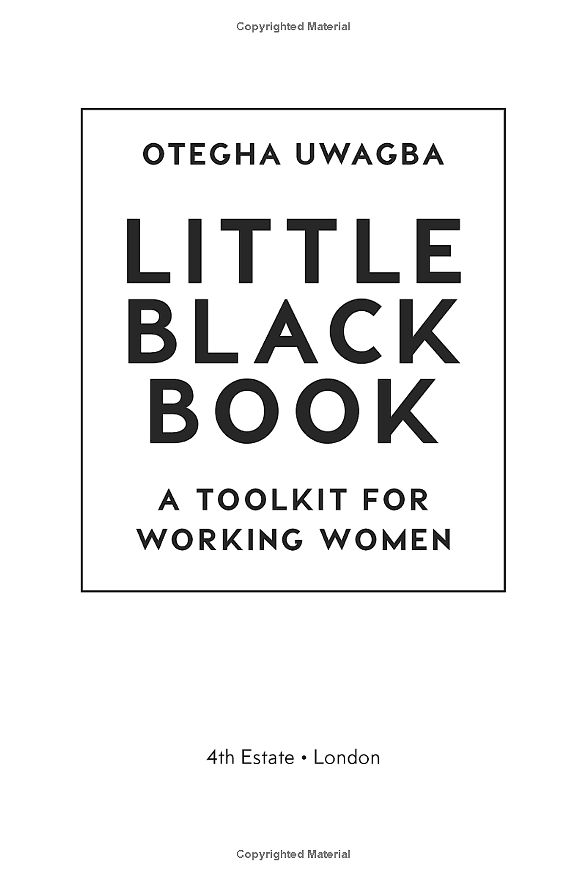 THE LITTLE BLACK BOOK