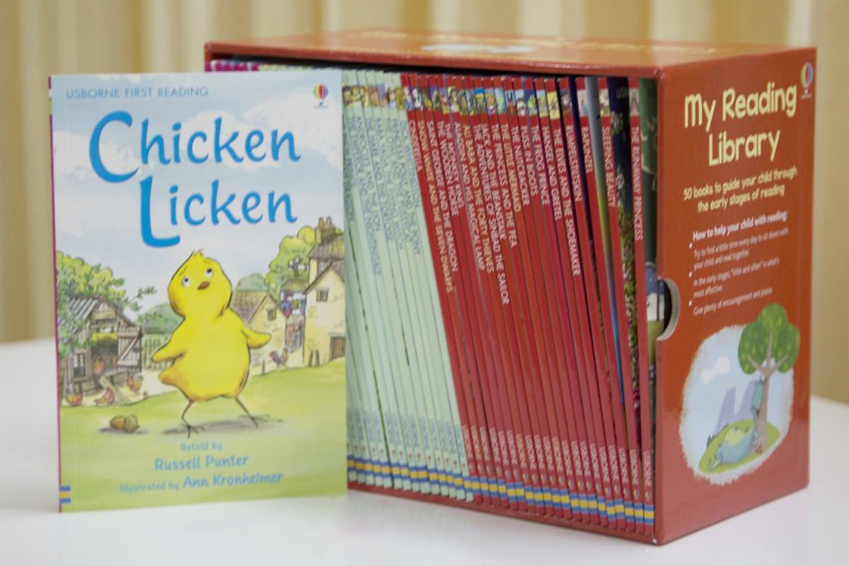 Usborne My Reading Library - Bộ Đỏ 50 cuốn