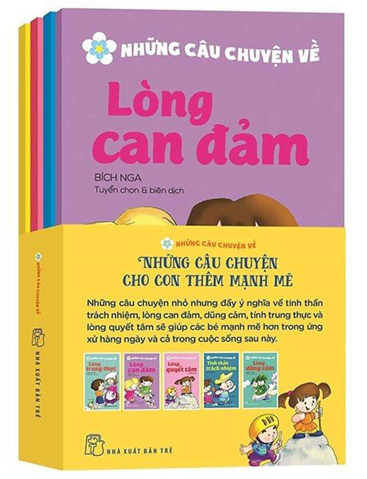 Bộ Sách Những Câu Chuyện Cho Con Thêm Mạnh Mẽ (Bộ 5 Cuốn)