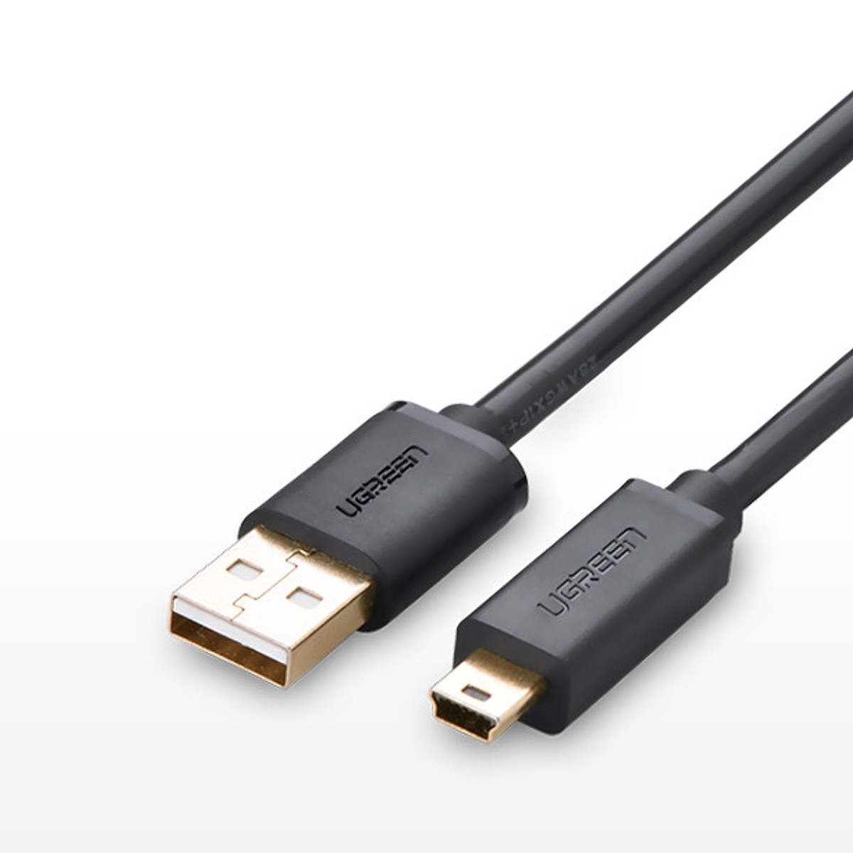 Dây USB 2.0 sang Mini USB mạ vàng UGREEN US132 - Hàng chính hãng