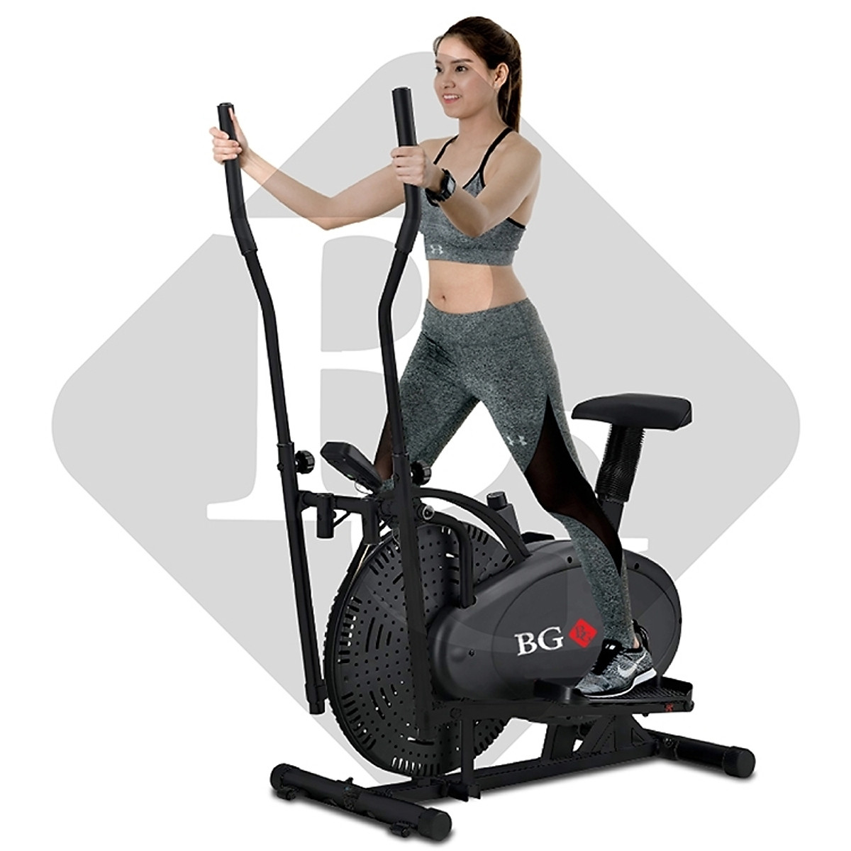 BG Xe đạp tập thể dục tại nhà toàn thân ELLITIPCAL BIKE 8703 (hàng nhập khẩu)