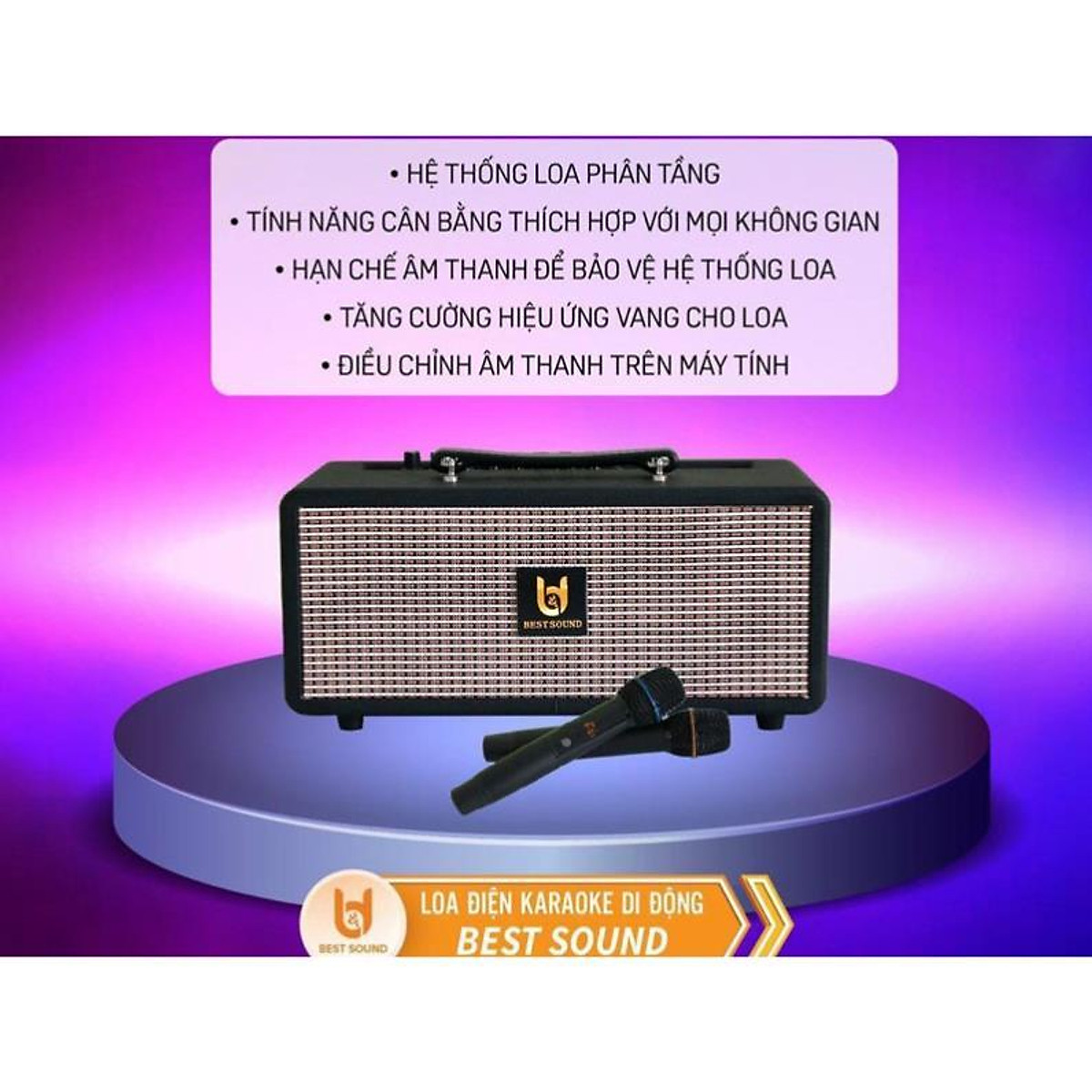 Loa Xách Tay Hát Karaoke Best Sound M5 Hàng chính hãng Loa Nhỏ Gọn