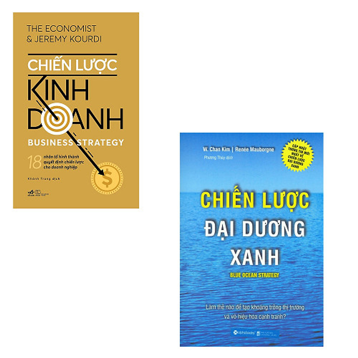 Bộ 2 cuốn cẩm nang xây dựng chiến lược kinh doanh: Chiến Lược Kinh Doanh - Chiến Lược Đại Dương Xanh