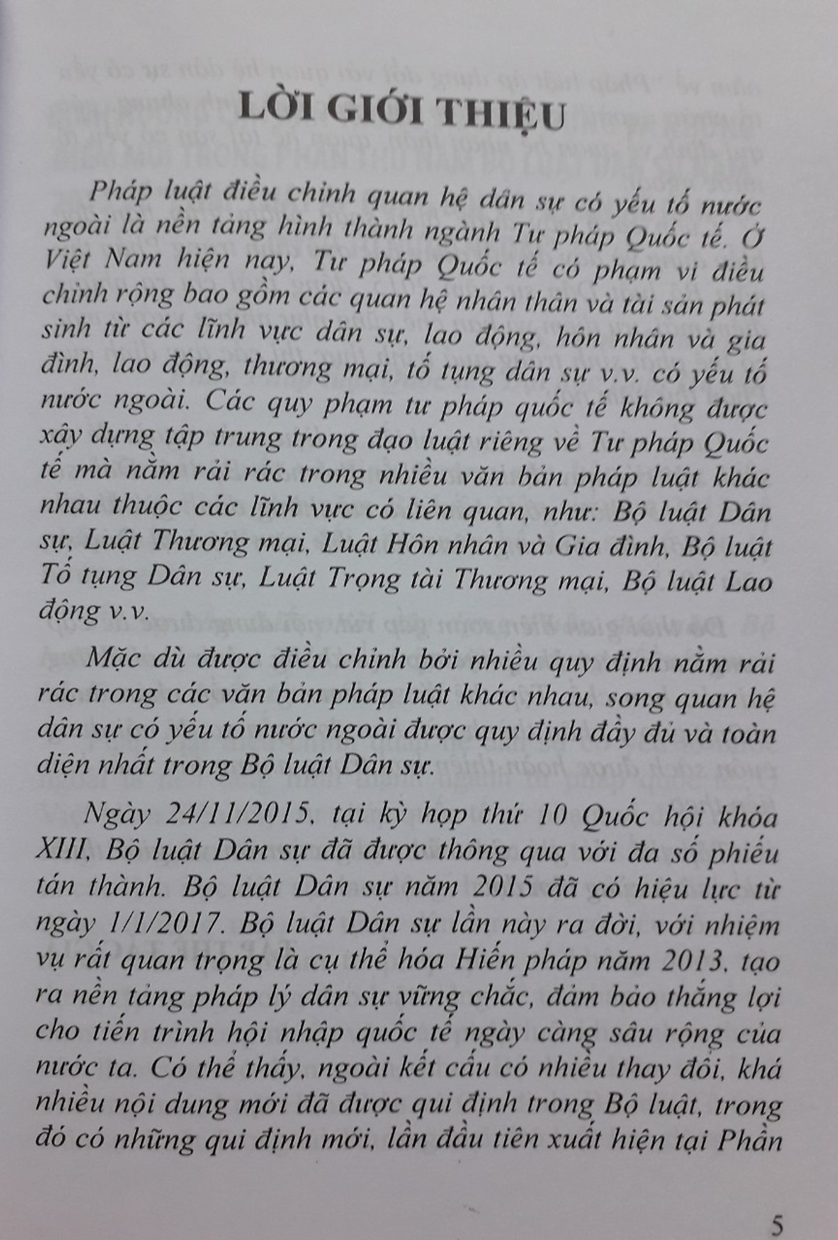 Pháp Luật Áp Dụng Đối Với Quan Hệ Dân Sự Có Yếu Tố Nước Ngoài Theo Quy Định Của Bộ Luật Dân Sự Năm 2015