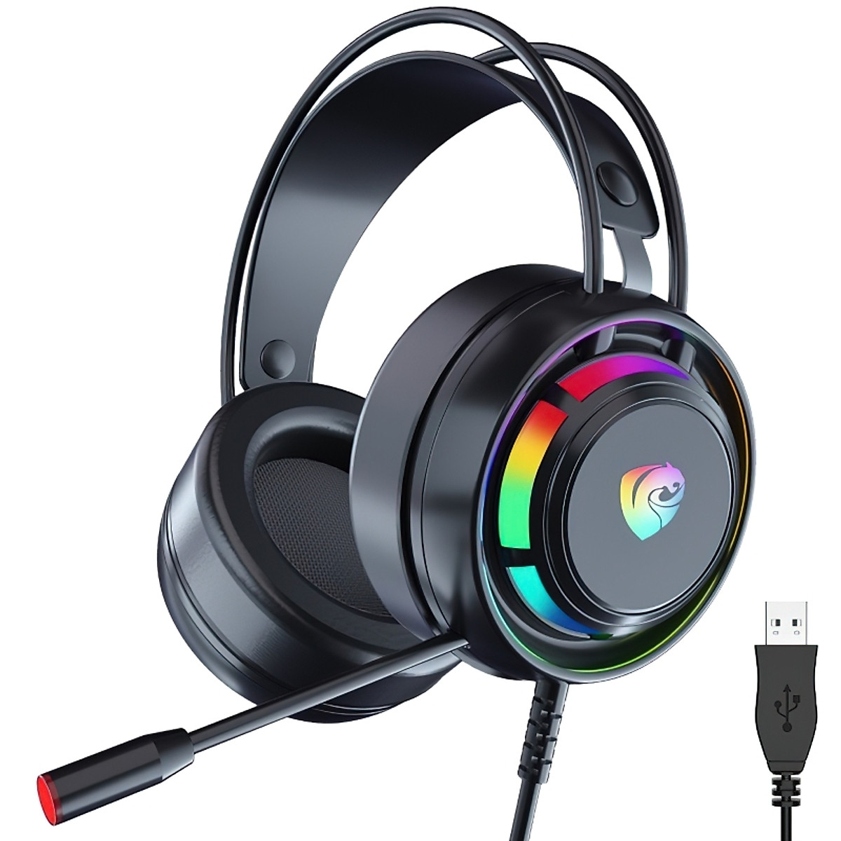 Tai Nghe PSH300 Led RGB Gaming Headset jack USB tiện lợi cho máy tính