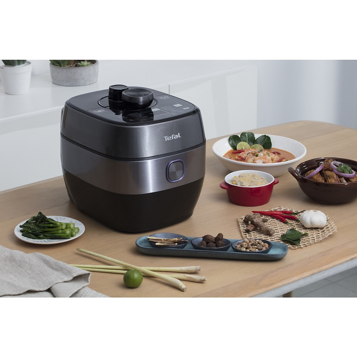 Nồi áp suất điện đa năng 5L cao tần Tefal CY638868 - Hàng chính hãng
