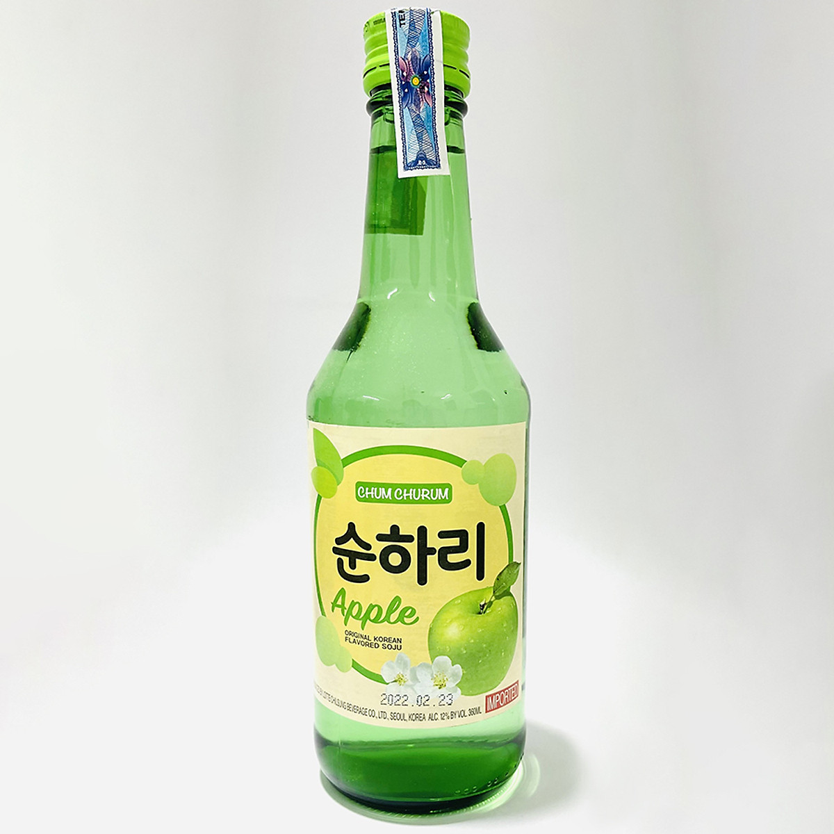 Rượu Chum Churum Soju vị táo 12% 360ml