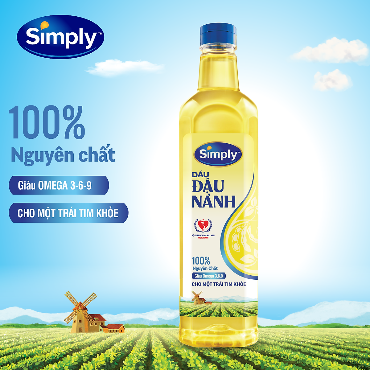 Dầu Đậu Nành Simply 1L/2L/5L