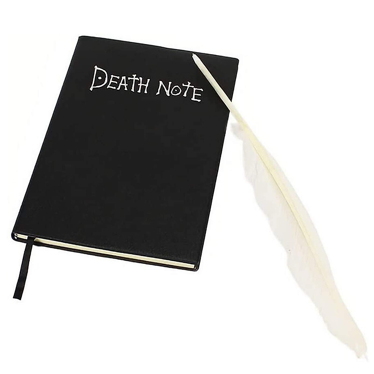 Chân】💖【Bán nóng】🎈🎈Anime Death Note Notebook Sổ tay da và Vòng cổ viết  nghệ thuật Lông Vũ | Lazada.vn
