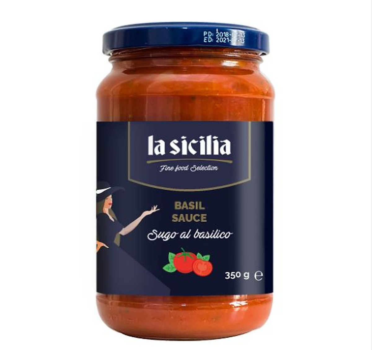 Mua Sốt cà chua húng quế (Basil Paste Sauce) La Sicilia 350g tại ANBINH