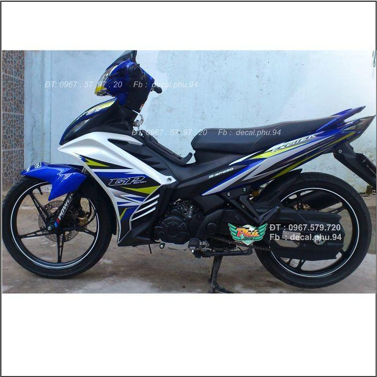 Exciter 135 xanh GP 2011 5giay #31 Exciter 135 xanh GP 2011 5giay