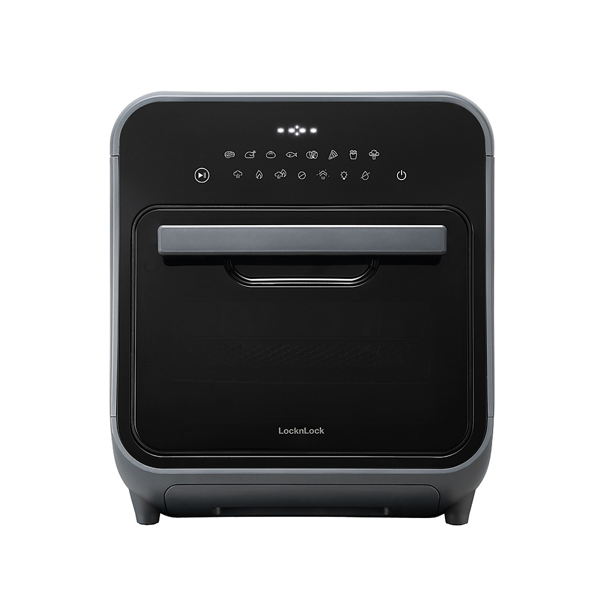 Lò nướng chân không kết hợp chức năng hấp Lock&Lock EJF693GRY Steam Air Fryer Oven (12.5 Lít) - Hàng chính hãng