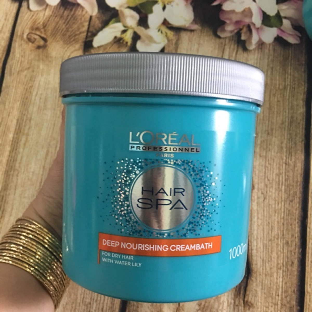 Hấp dầu L'oreal Hair Spa Deep Nourishing Creambath nuôi dưỡng suôn mượt tóc chính hãng 1000ml Hấp dầu L'oreal Hair Spa Deep Nourishing Creambath nuôi dưỡng suôn mượt tóc chính hãng 1000ml
