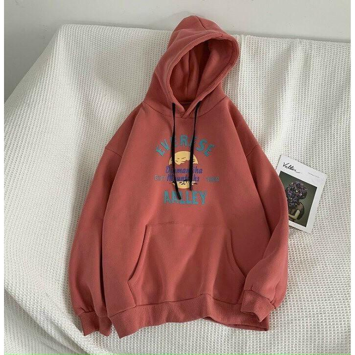 Áo Khoác Hoodie Alley chất nỉ bông mịn đẹp - Form rộng Unisex Nam Nữ Couple Ulzzang KUN