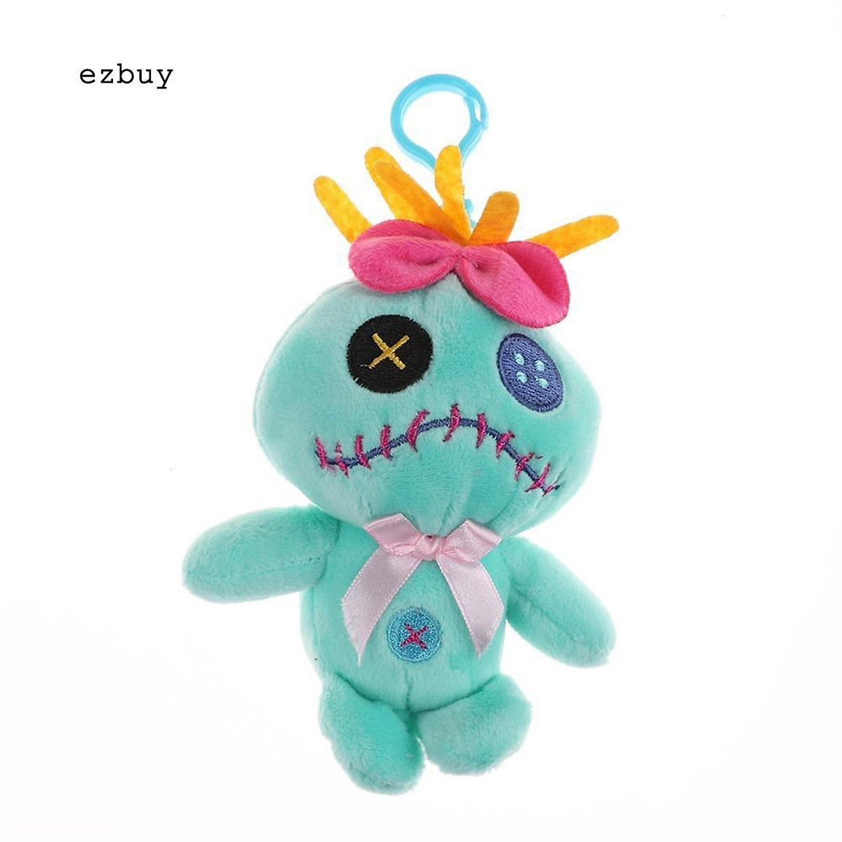 EY】12cm Cartoon Lilo Stitch Scrump Plush Stuffed Animal Doll Toy Keychain Pendant EY】12cm Cartoon Lilo Stitch Scrump Plush Stuffed Animal Doll Toy Keychain Pendant