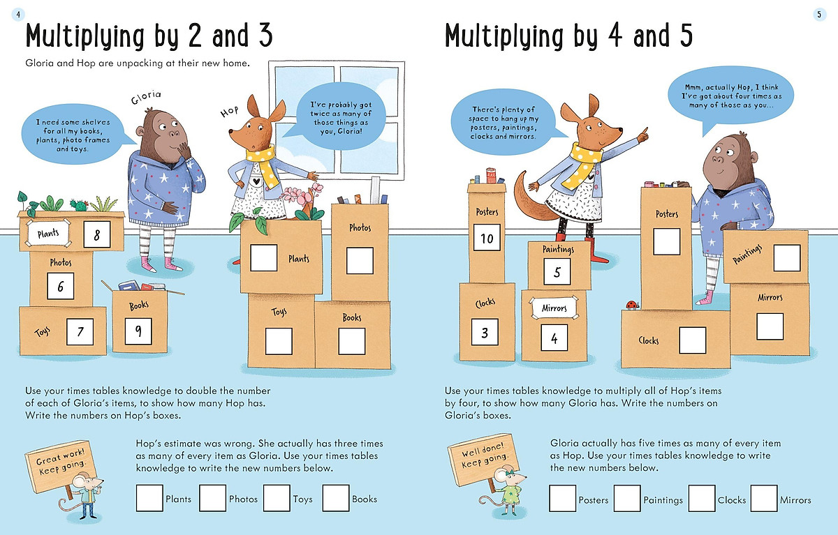 Usborne Workbooks Multiplying 7-8