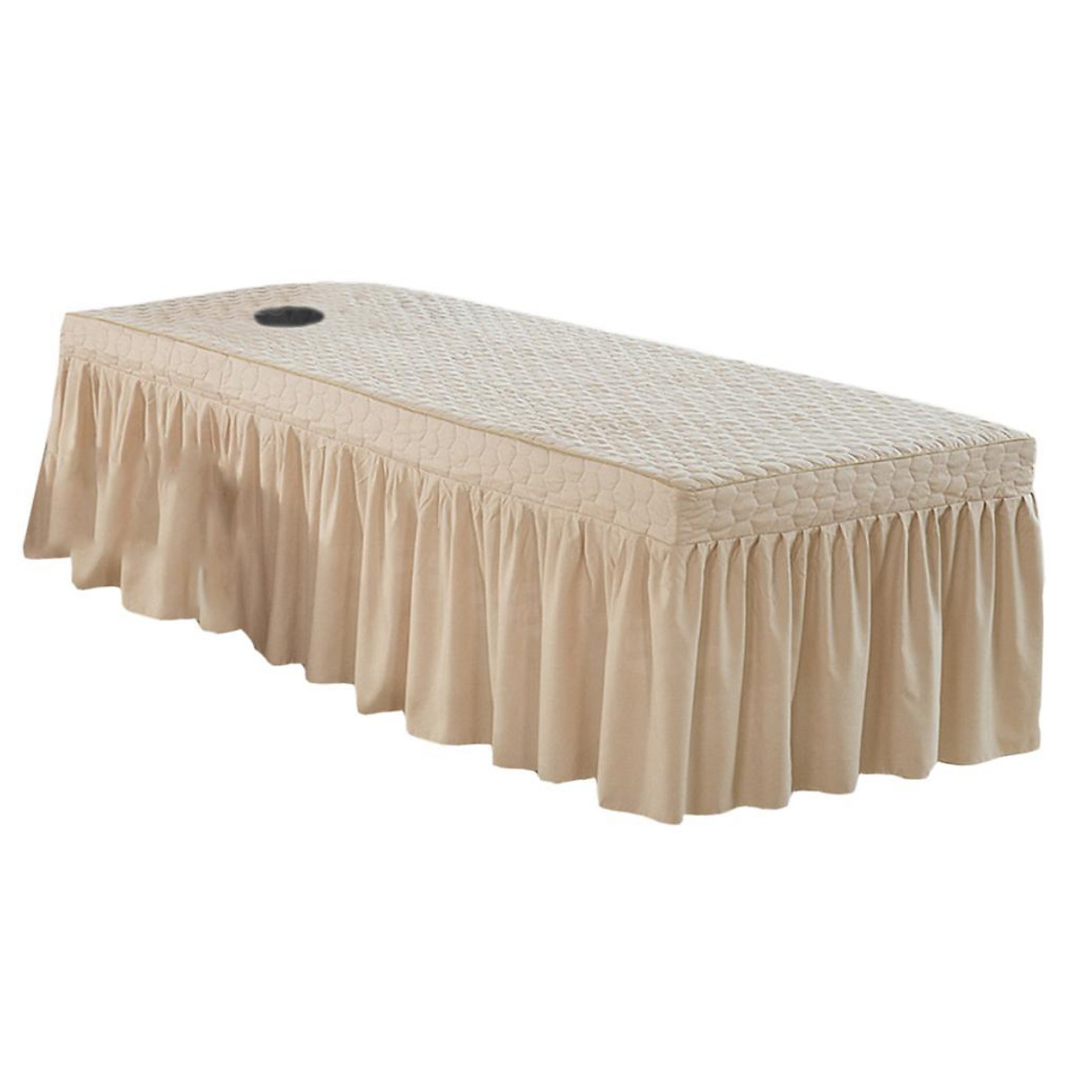 Cotton Bed Skirt Fitted Double Bed Mattress Cover With Pillowcase - Online  Furniture Store - My Aashis