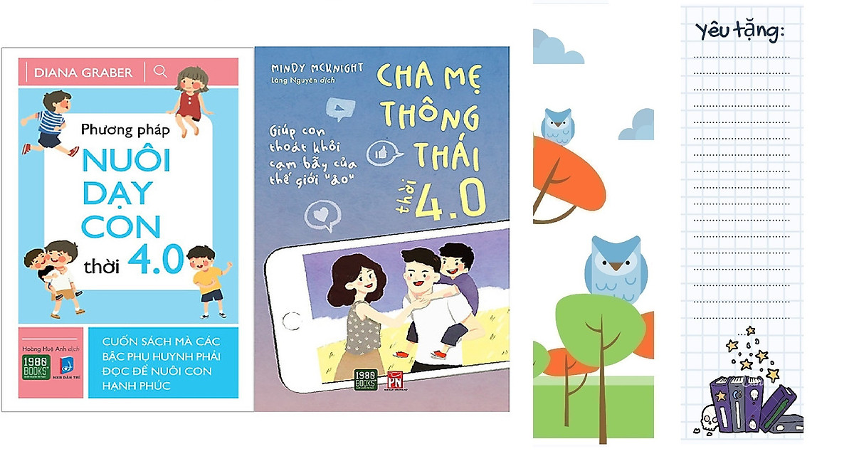 Combo Phương Pháp Nuôi Dạy Con Thời 4.0 + Cha Mẹ Thông Thái Thời 4.0 ( Tặng Kèm Bookmark Tuyệt Đẹp )