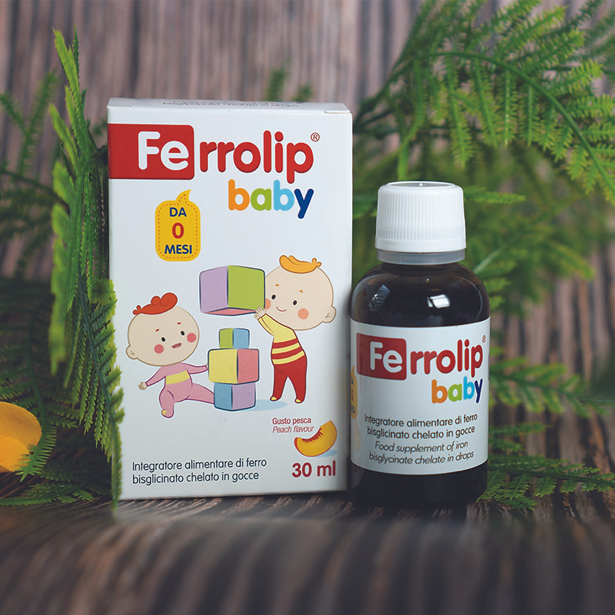 FERROLIP BABY – SẮT HỮU CƠ NHỎ GIỌT NHẬP KHẨU CHÂU ÂU - 30ml DÀNH CHO BÉ TỪ SƠ SINH