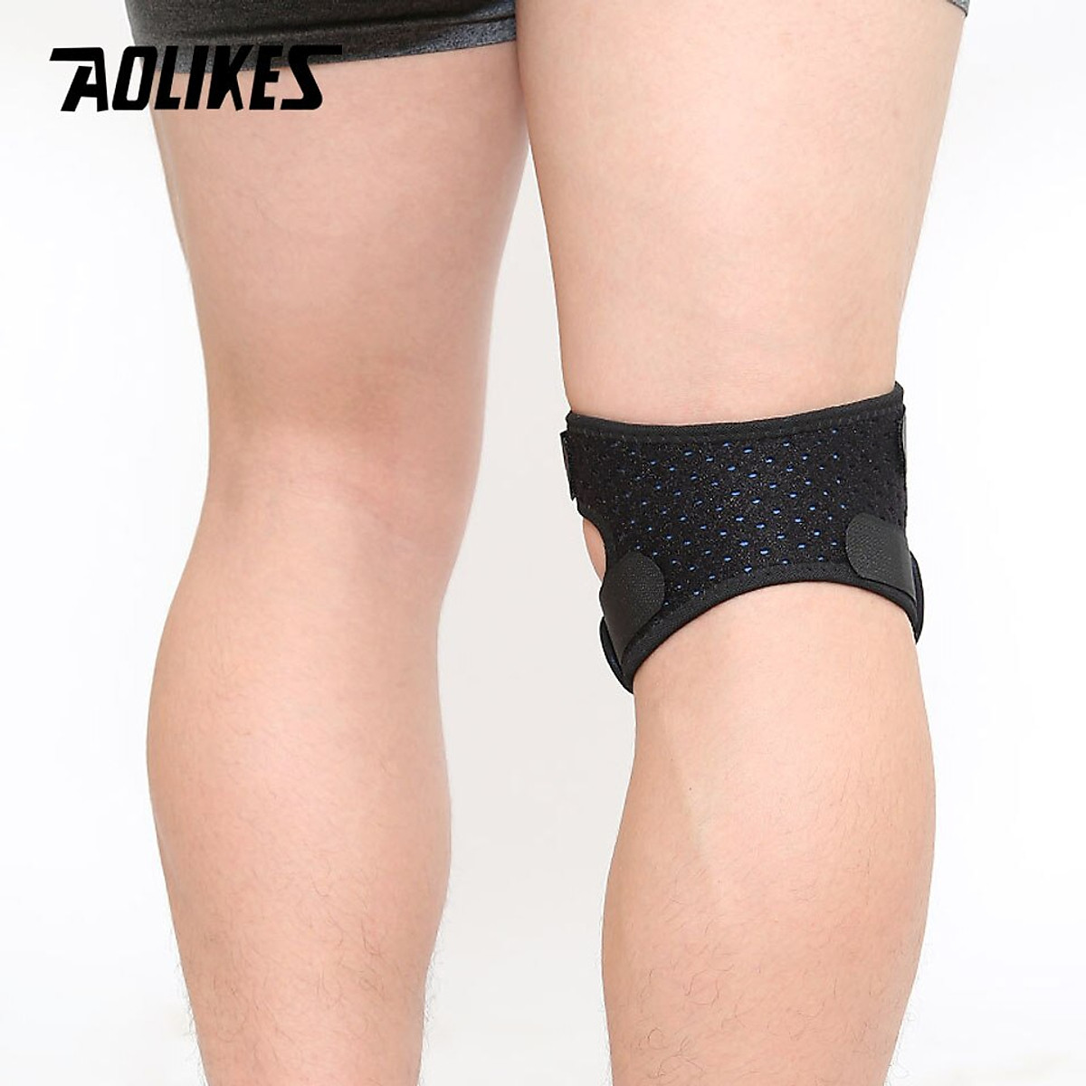Bộ 2 đai bảo vệ đầu gối hỗ trợ xương khớp AOLIKES A-7928 Sport compression patella band