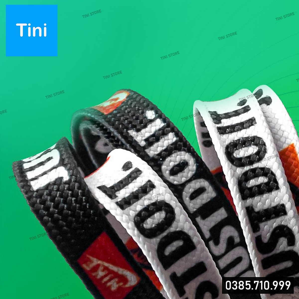 Bảng 6 màu- Dây giày Nike Just Do It cao cấp