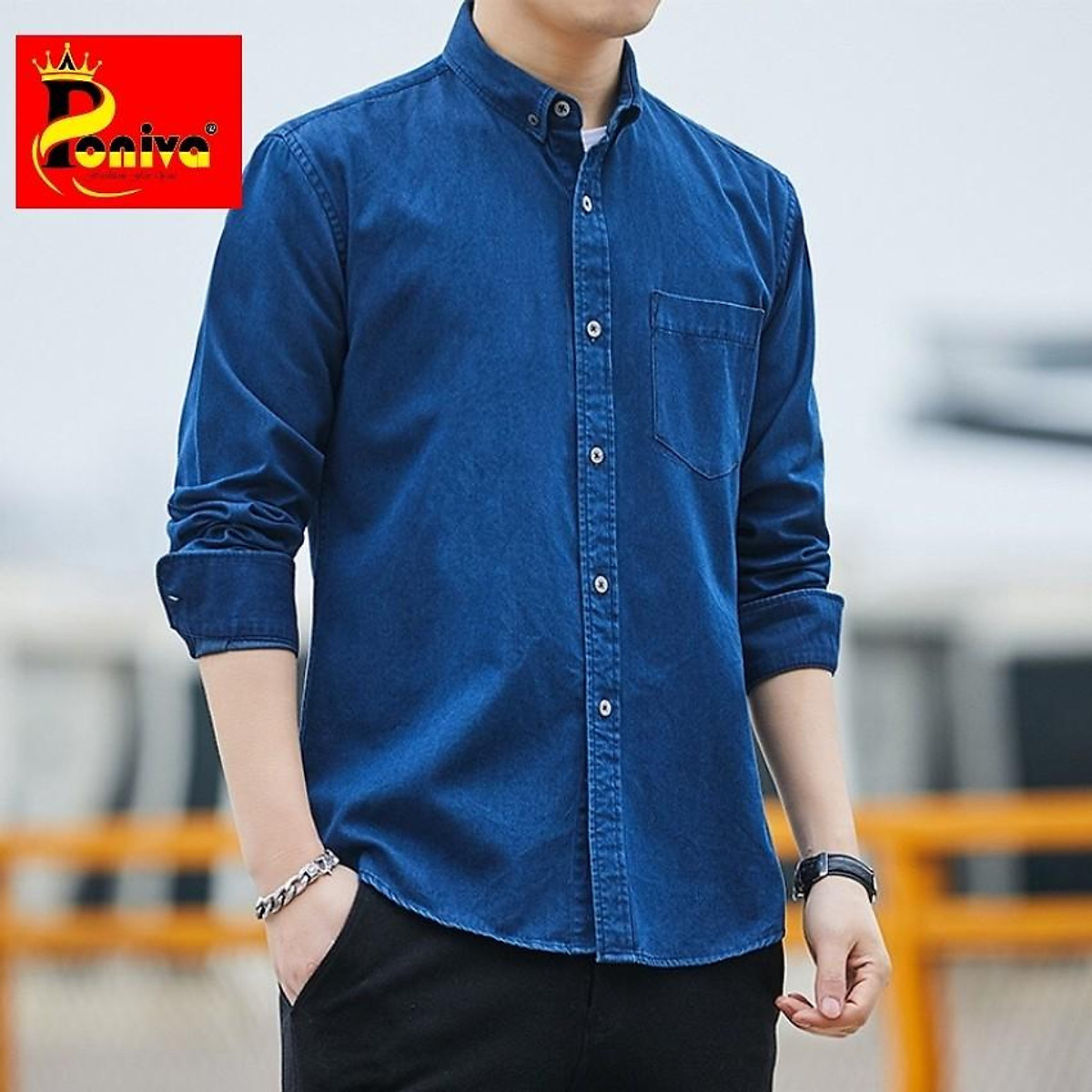 Áo sơ mi jean nam Men SBoss ĐẸP giá TỐT giảm 28  Zanadocom