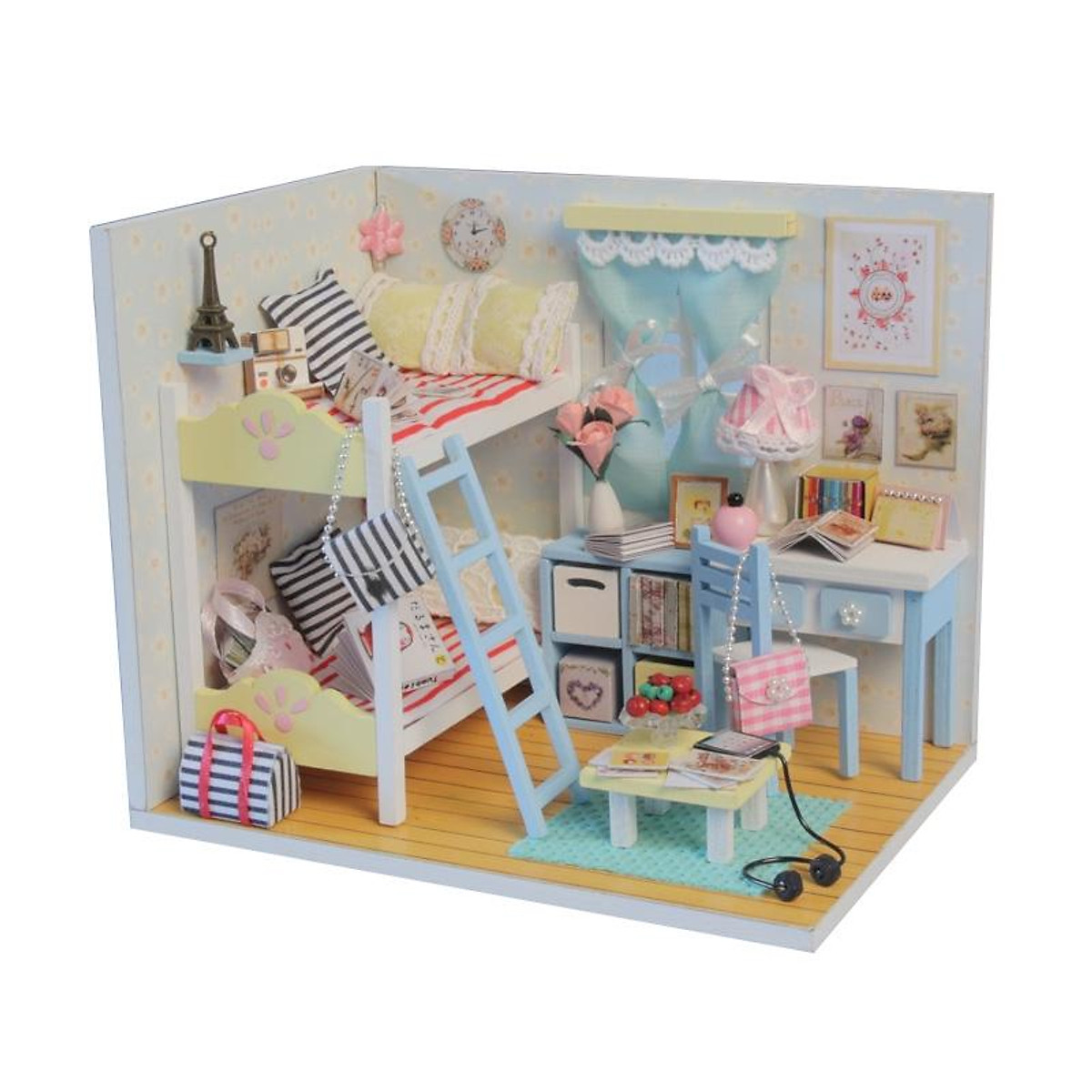 Mô hình nhà gỗ thu nhỏ  Tiệm bánh Diary Cakes TẶNG KÈM MICA  Đồ chơi  trẻ em