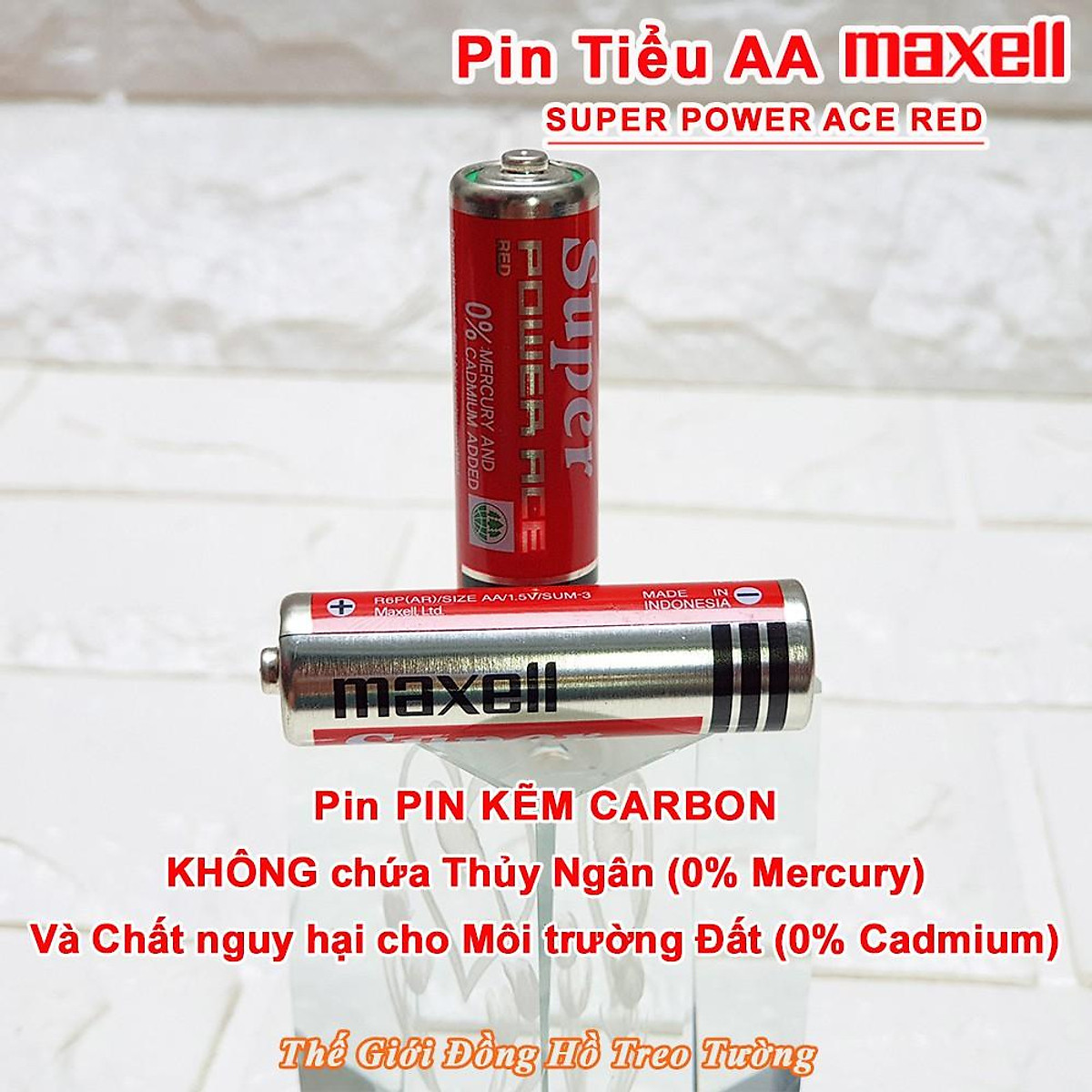 Pin tiểu Maxell AA – Hộp 40 + 8=48 Viên