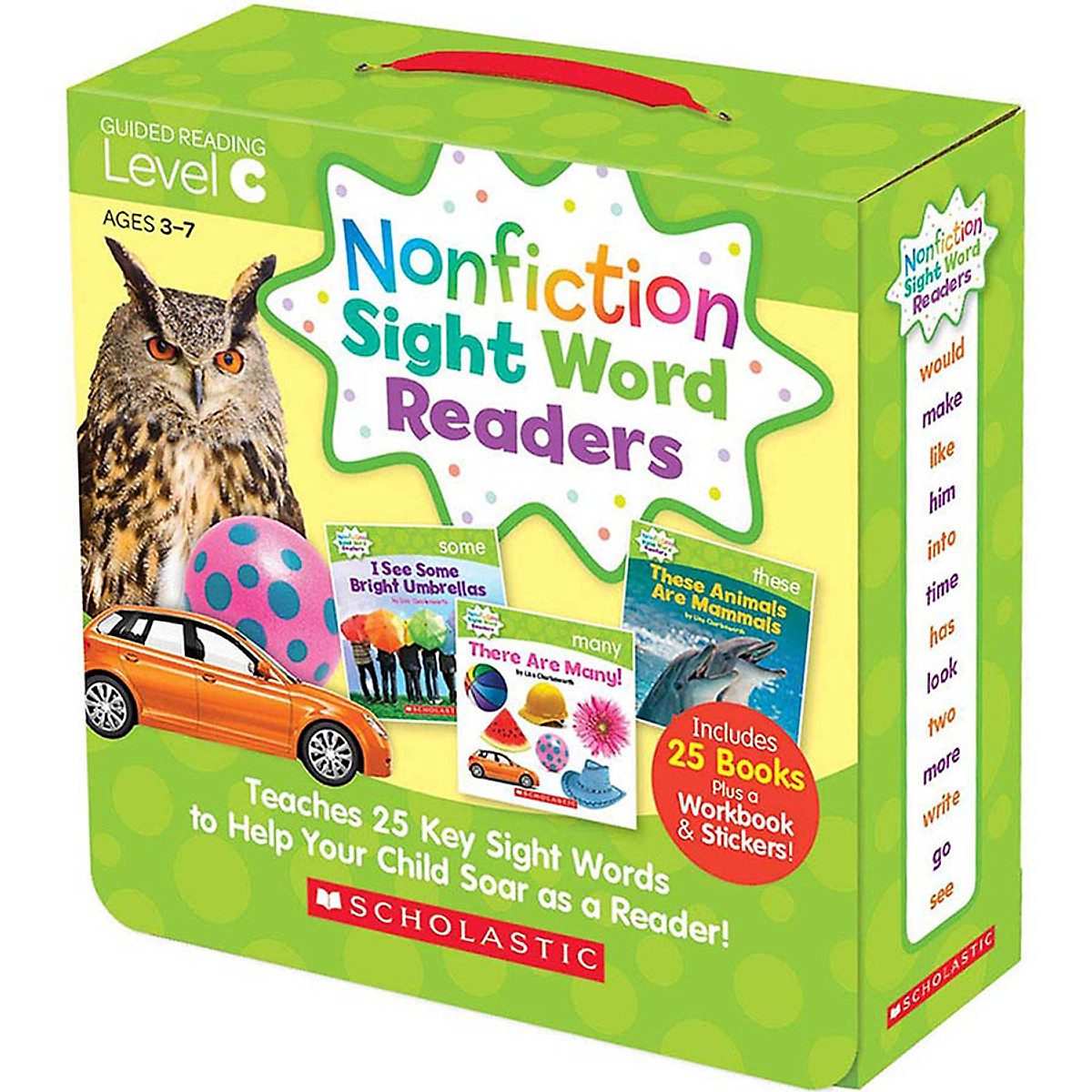 [Hàng thanh lý miễn đổi trả] Nonfiction Sight Word Readers - Parent Pack: Guided Reading Level C (Teaches 25 Key Sight Words to Help Your Child Soar as a Reader)
