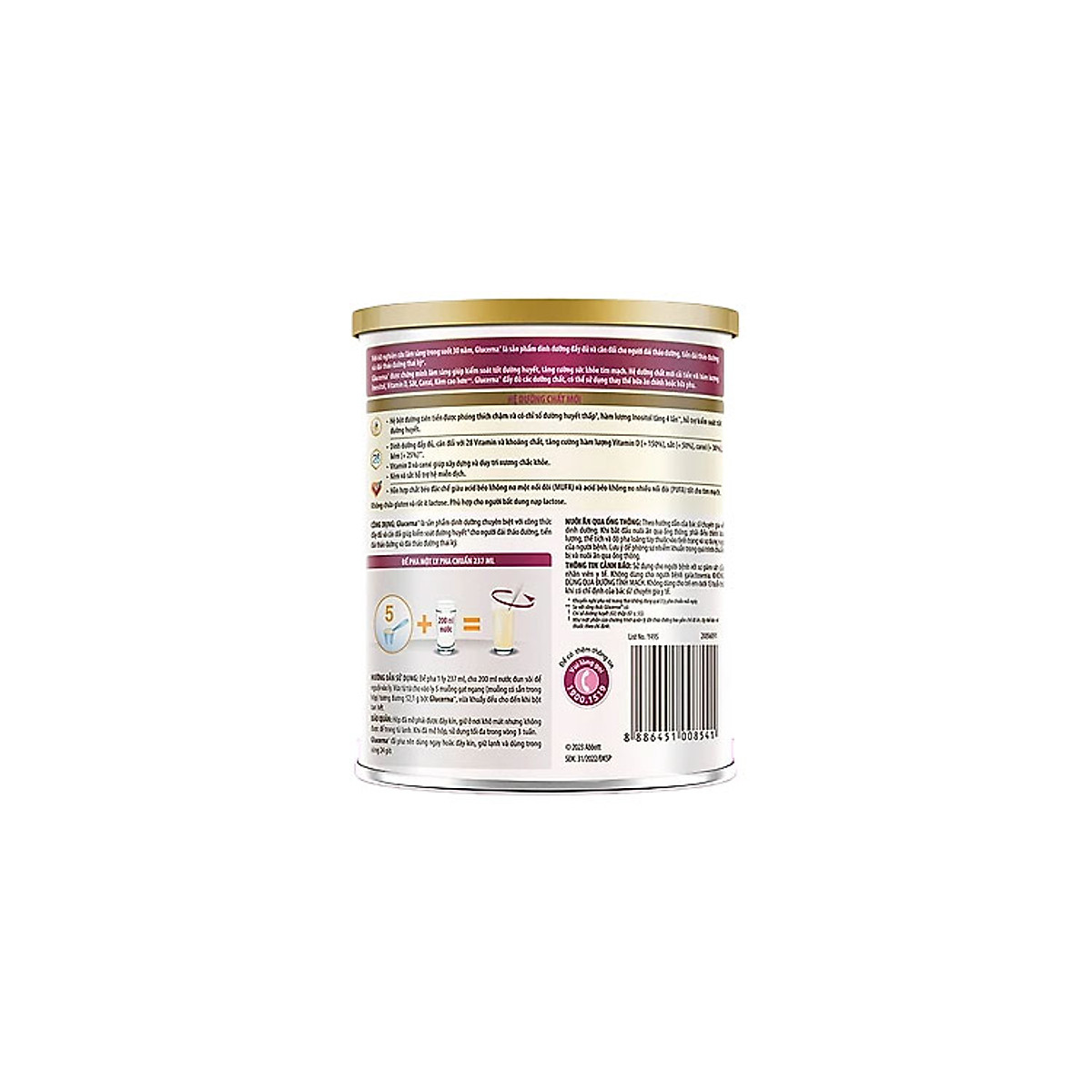Sữa Bột Abbott Glucerna Vani 380g/400g