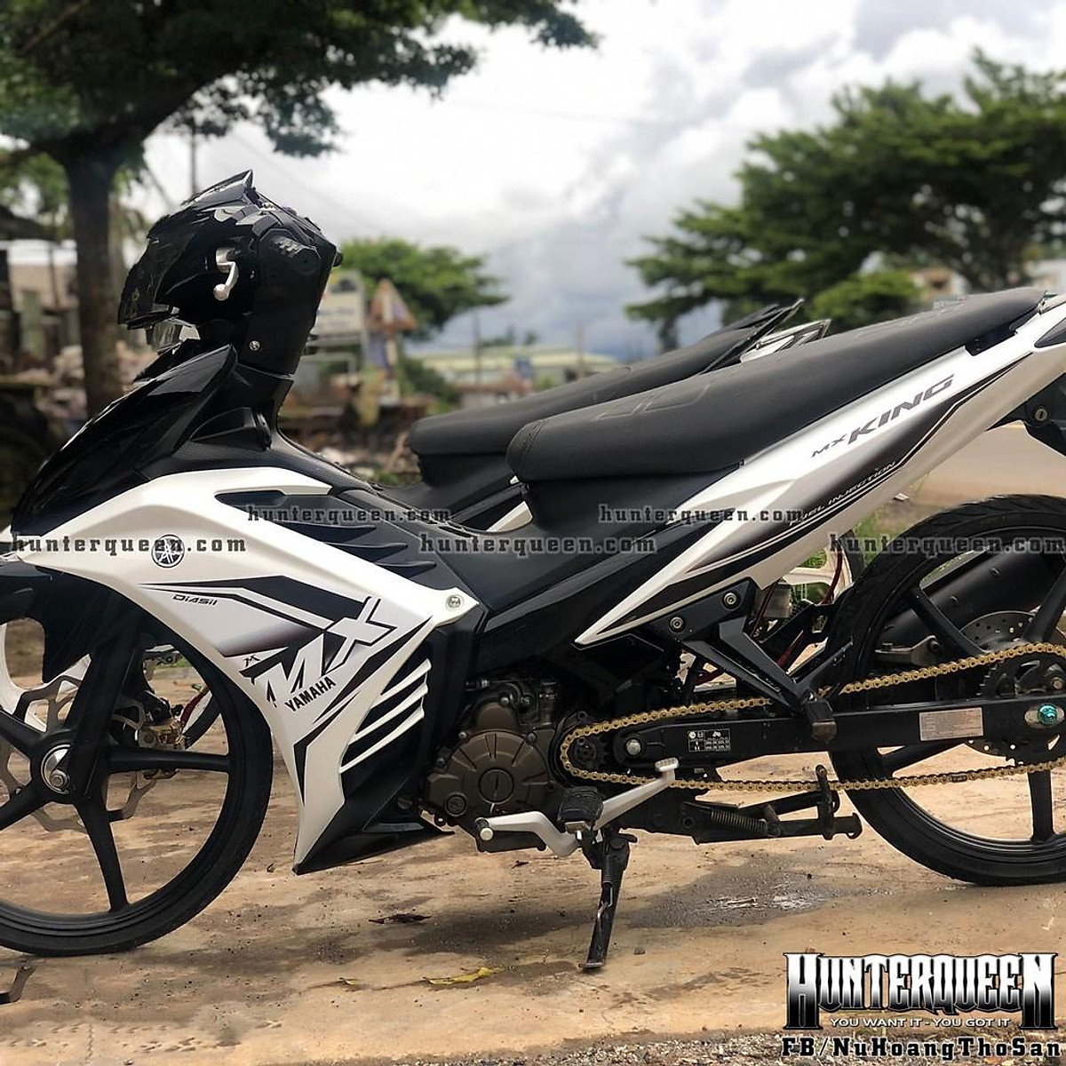 Tem Trùm Exciter 135 Đen Chỉ Vàng  225  Decal Thượng Hải