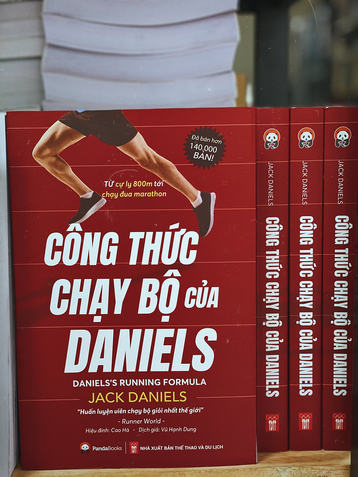 Sách - Combo Chạy Đua Marathon Công Thức Chạy Bộ Của Daniels - Chạy Bộ Để Vượt Qua - Pandabooks