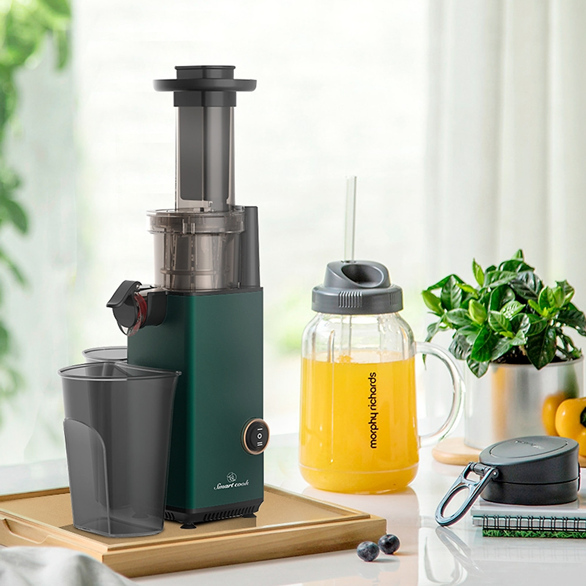 Máy Ép trái Chậm Mini Smartcook JES-3897OL Hàng Chính Hãng