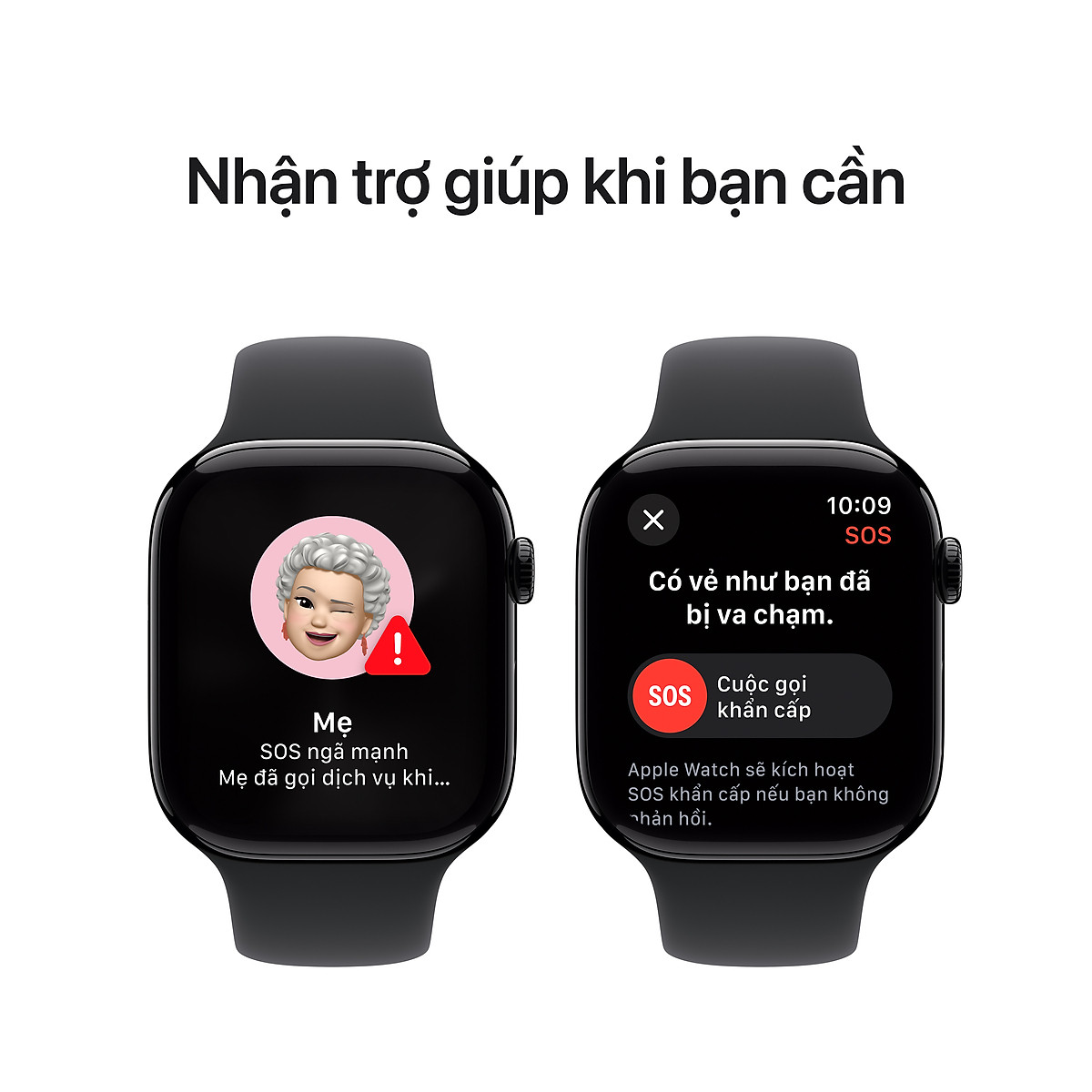 Apple Watch Series 10 GPS (Viền nhôm, dây cao su)