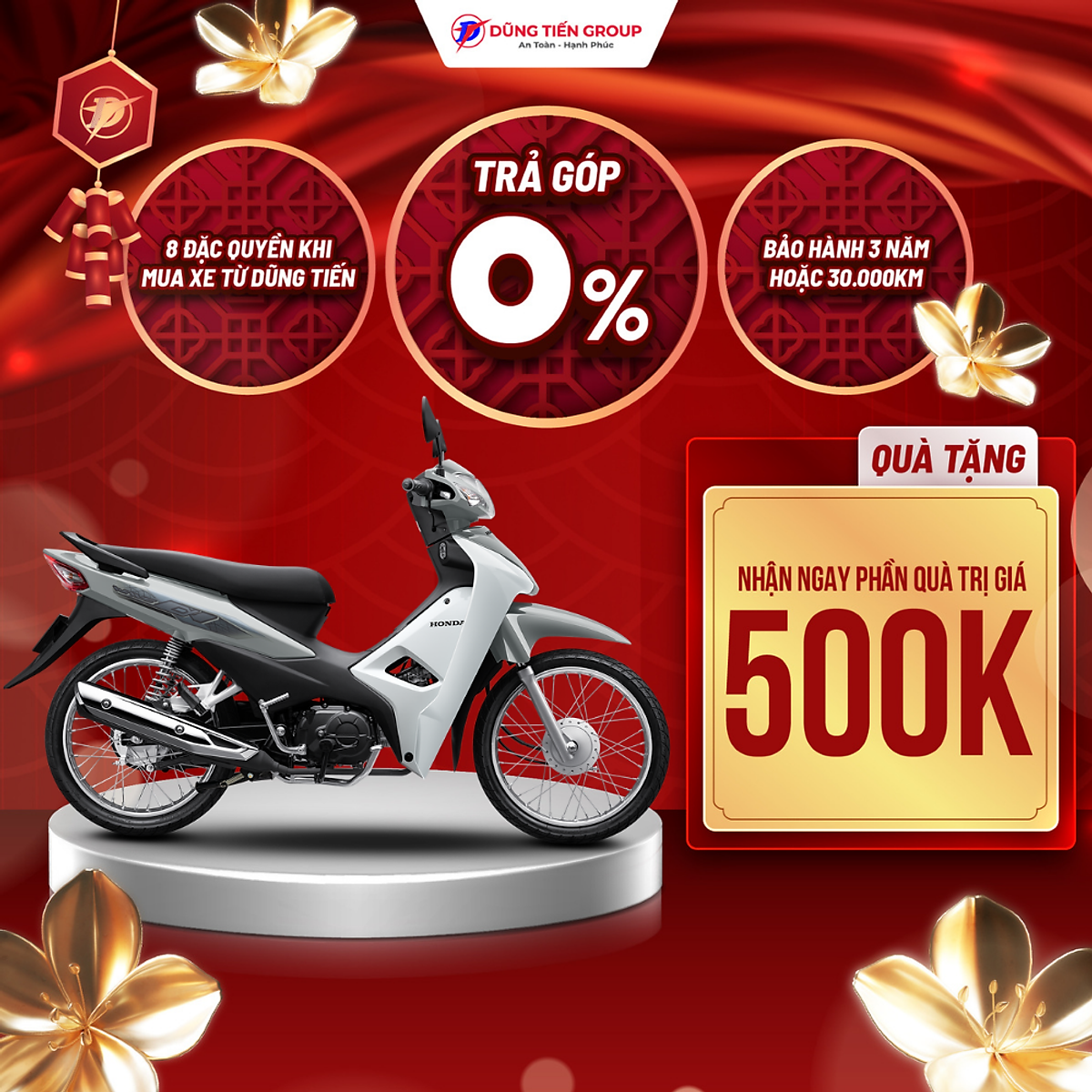 Xe Máy Honda Wave Alpha Phiên Bản Cổ Điển 2024
