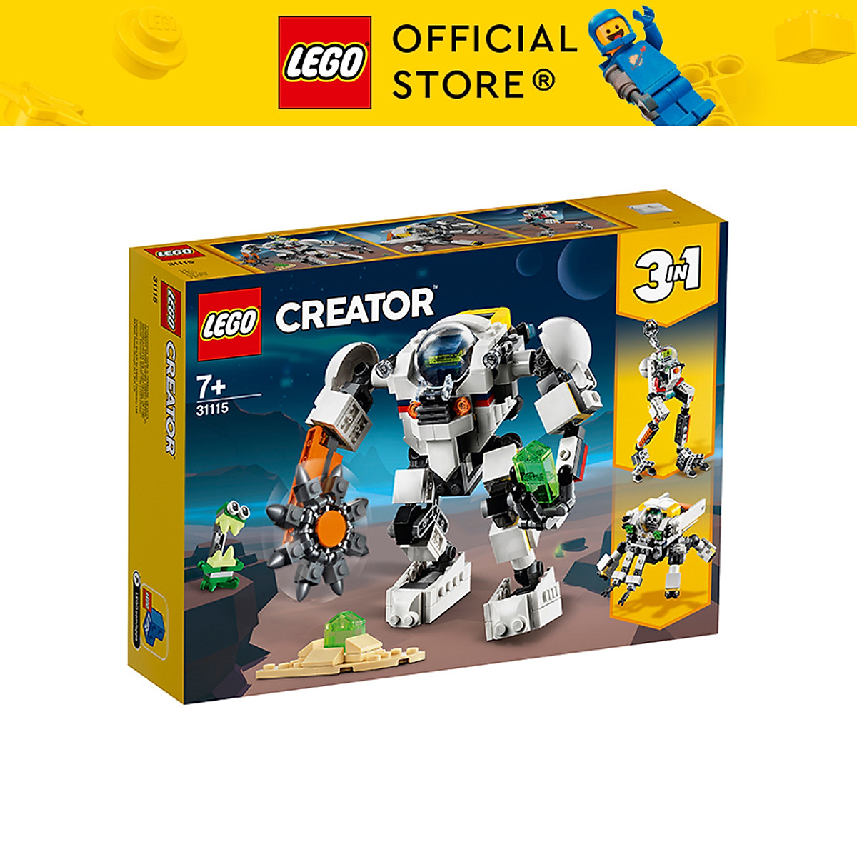 LEGO CREATOR 31115 Rô Bốt Khám Phá Không Gian (327 chi tiết) - Lắp ...