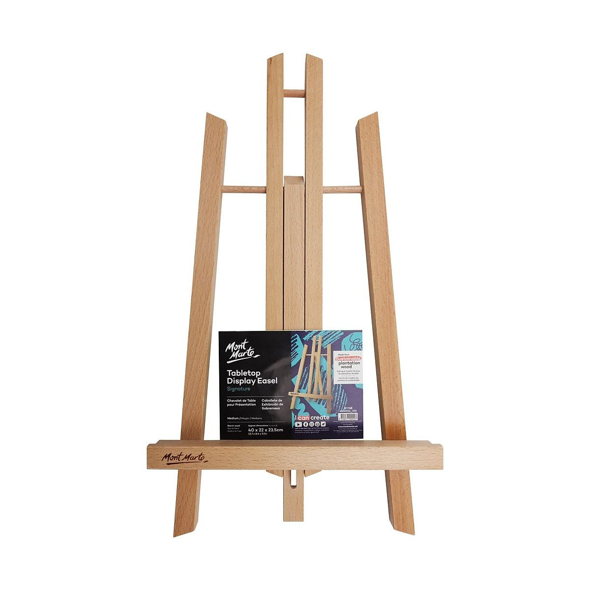 Mua Gía Vẽ Gỗ Để Bàn Mont Marte - Tabletop Display Easel Signature ...