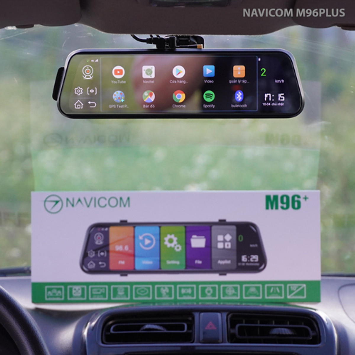 Mua Camera hành trình gương android Navicom M96 Plus chính hãng | Tiki