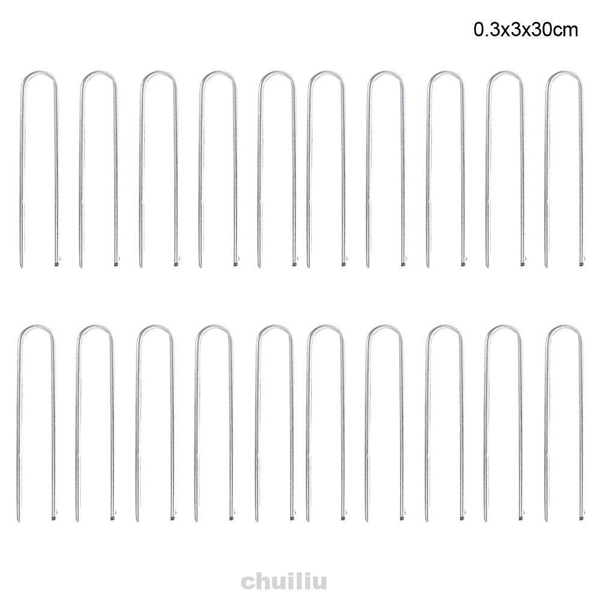 Set 20 Móc Chữ U Gắn Đế Giày Chống Gió Tiện Lợi