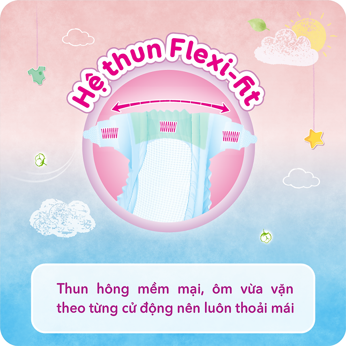 Tã Dán Bobby Siêu Mỏng Thấm Gói Siêu Lớn L68 (68 Miếng)