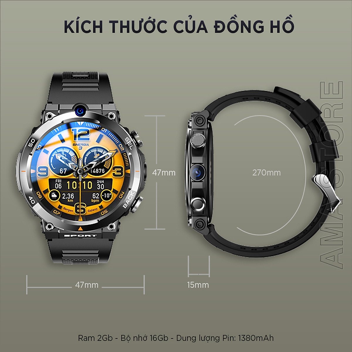 Đồng hồ Thông minh Mặt tròn Gắn sim Nghe gọi ZaIo có Rung cho Học sinh Người lớn định vị GPS chức năng như Điện thoại chơi Game xem Youtube TikTok tải ứng dụng CH Play AMA Watch H10 Android 2024 Hàng nhập khẩu
