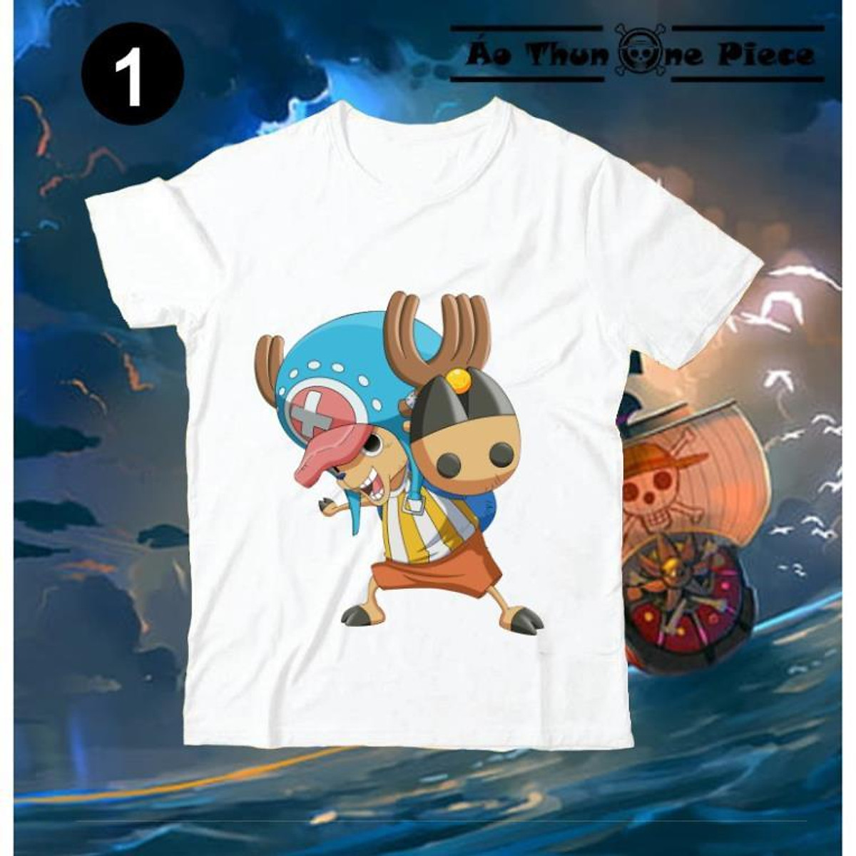 Mua Siêu Rẻ - ️️Áo Thun In Hình Tony Tony Chopper One Piece Cực 