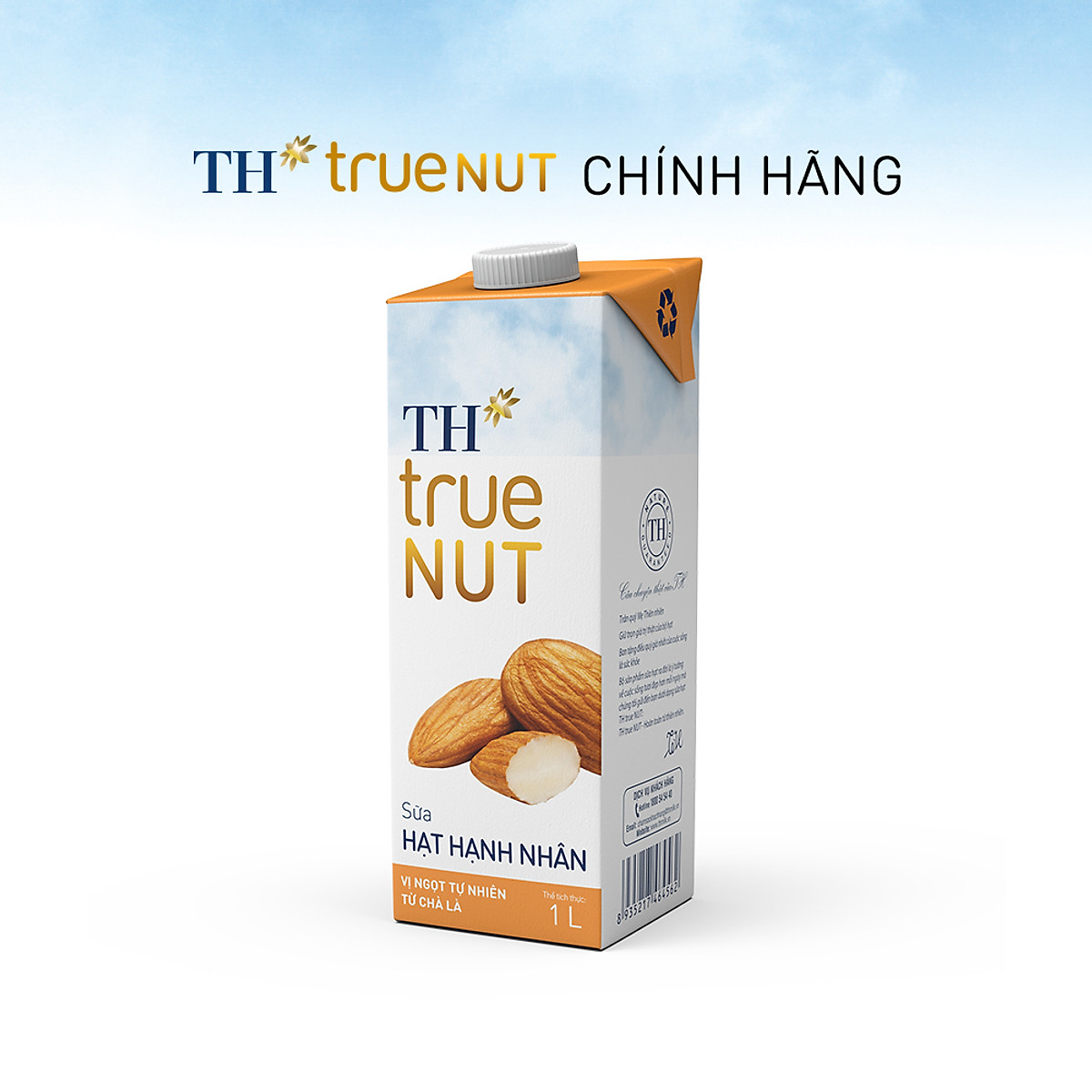 Thùng 12 hộp sữa hạt hạnh nhân TH true NUT 1 L (1 L x 12)