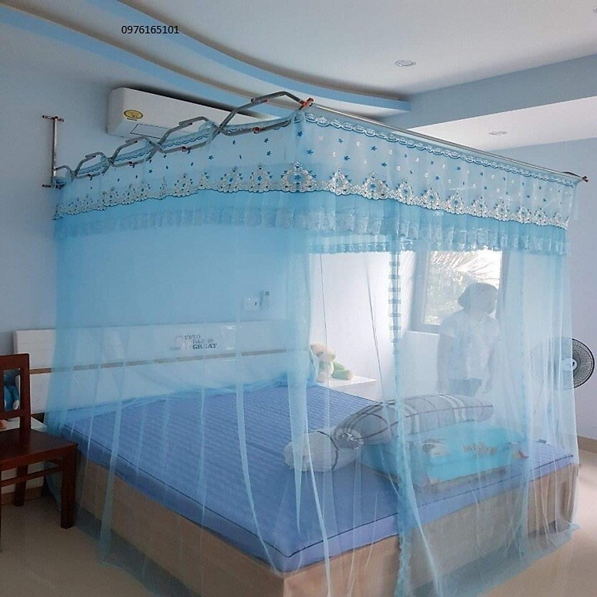 Mua Màn khung xếp gọn trọn bộ Màn + Khung- Màn khung xếp mùng xếp gọn tiện dụng(kèm theo khung inox) - Viền Xanh tại Màn Chụp Hoàng Nhân | Tiki Mua Màn Khung Xếp Gọn Trọn Bộ Màn + Khung- Màn Khung Xếp Mùng Xếp Gọn Tiện Dụng(Kèm Theo Khung Inox) - Viền Xanh Tại Màn Chụp Hoàng Nhân | Tiki