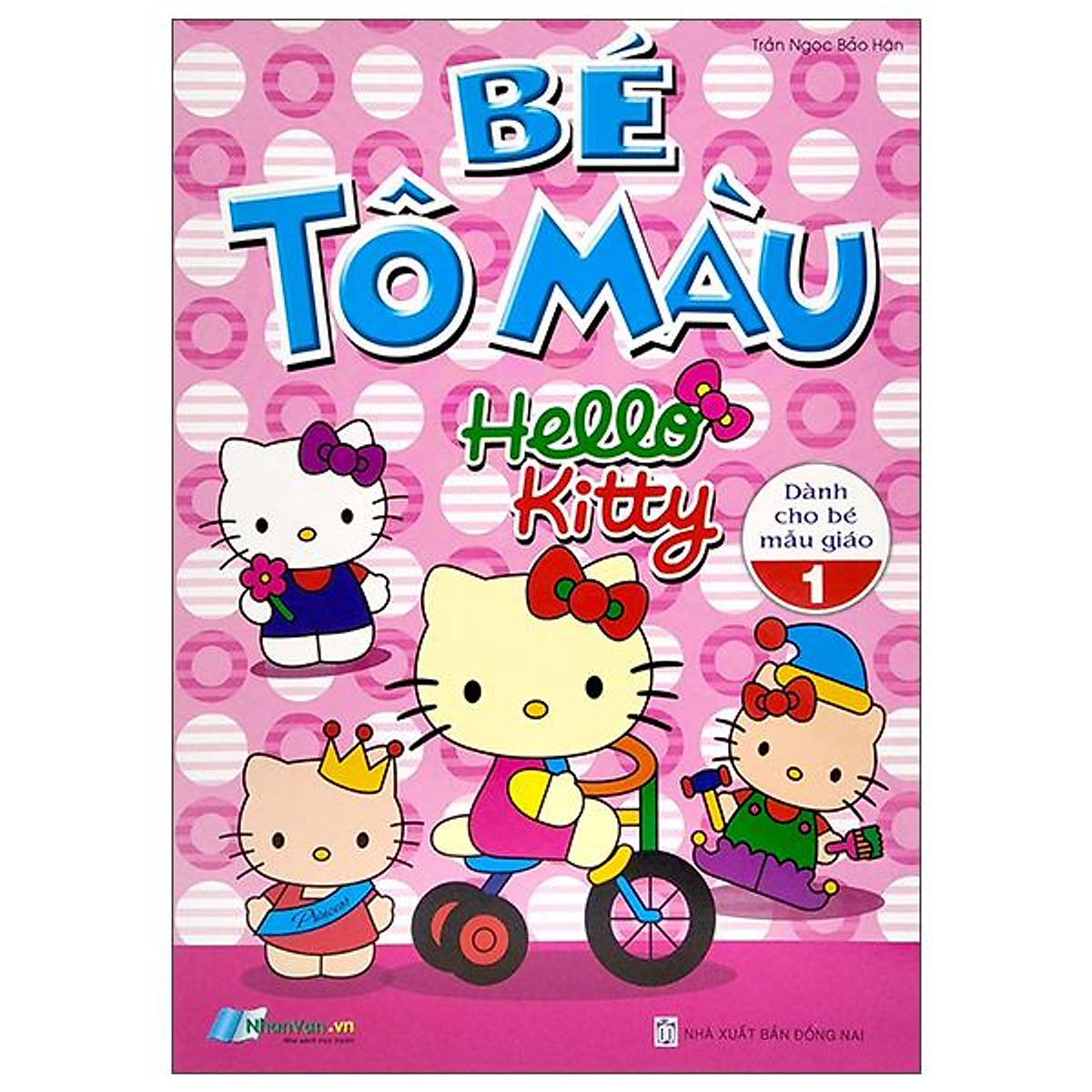 Tranh tô màu Hello Kitty dễ thương nhất dành cho bé yêu tập tô