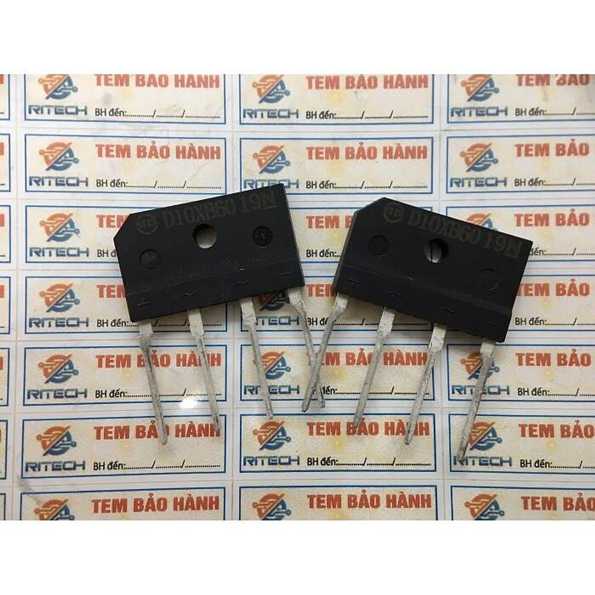 Mua Combo 5 con D10XB60, D10XB60H Diode cầu 10A/600V - Hàng chính hãng