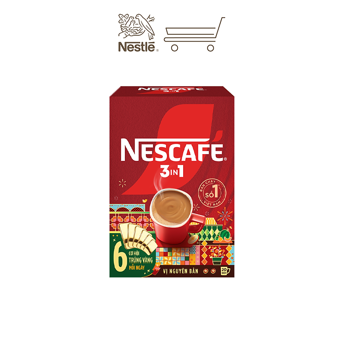 NESCAFÉ 3in1 VỊ NGUYÊN BẢN ( 16g x 20 gói)