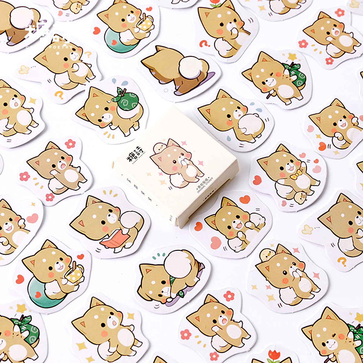 Hộp Sticker animal dễ thương - Sticker - Decal trang trí Hộp Sticker animal dễ thương - Sticker - Decal trang trí