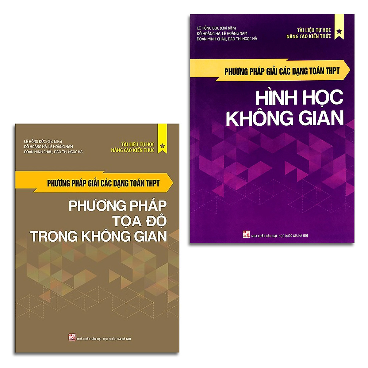 Phương pháp giải các dạng Toán THPT: Hình học không gian, Phương pháp tọa độ trong không gian (Combo 2 cuốn)